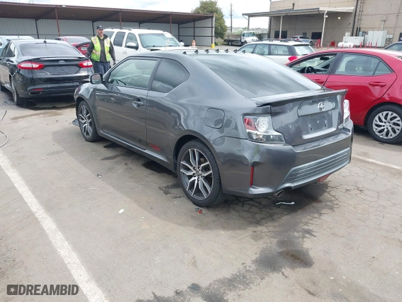 2015 Scion tC with VIN JTKJF5C73FJ008663, listed as a IAAI auction lot 41969395 with 125,758 mi miles. Bid and sale history available at carsss.com. Image 3.