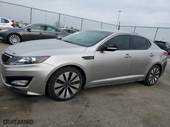 2012 Kia Optima SX with VIN 5XXGR4A62CG047161, listed as a Copart auction lot 53131235 with 103,110 mi miles and Clean Title. Bid and sale history available at carsss.com. Image 1.