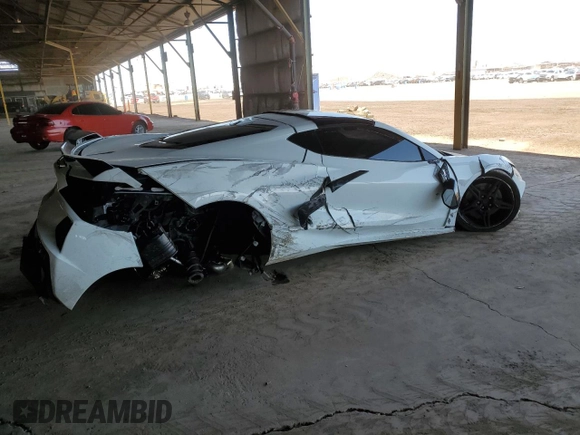 2020 Chevrolet Corvette 3LT z VIN 1G1Y82D47L5106143, wystawiony jako Copart lot #54145415 z przebiegiem Nie podano mil oraz Szkoda całkowita • Salvage title. Historia ofert i sprzedaży dostępna na DreamBid. Obrazek 3.