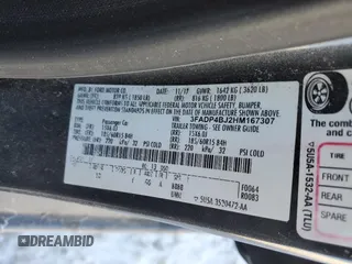 2017 Ford Fiesta SE with VIN 3FADP4BJ2HM167307, listed as a Copart auction lot 88909775 with Not Provided miles and Salvage Title. Bid and sale history available at carsss.com. Image 13.