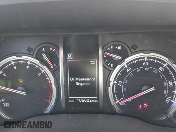 2021 Toyota 4Runner TRD Off Road Premium with VIN JTERU5JR0M5912797, listed as a IAAI auction lot 41796491 with 106,602 mi miles and . Bid and sale history available at DreamBid. Image 7.