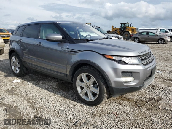 2012 Land Rover Range Rover Evoque Pure Premium with VIN SALVR2BG6CH699019, listed as a Copart auction lot 54668435 with 128,788 mi miles and Salvage title. Bid and sale history available at DreamBid. Image 4.