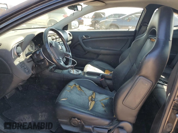 2002 Acura RSX Auto with VIN JH4DC54862C025927, listed as a Copart auction lot 52763365 with 183,885 mi miles and Non Repairable. Bid and sale history available at carsss.com. Image 7.
