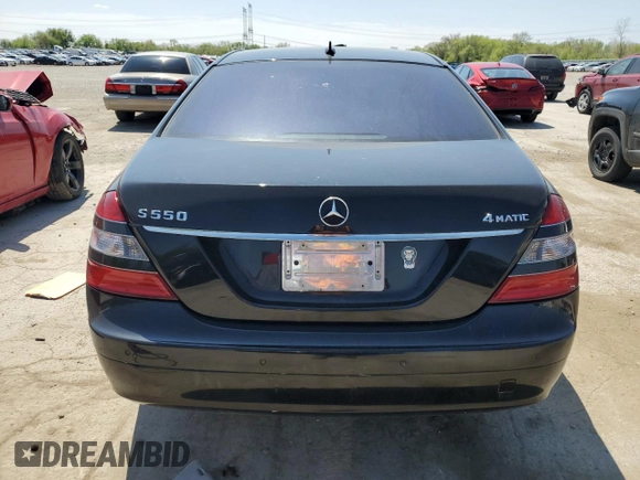 2008 Mercedes-Benz S-Class 5.5L V8 with VIN WDDNG86X28A193137, listed as a Copart auction lot 49550625 with 169,000 mi miles and Clean Title. Bid and sale history available at carsss.com. Image 6.