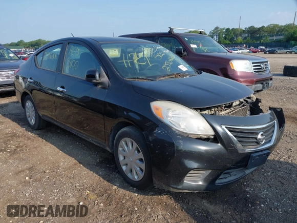 2012 Nissan Versa SV with VIN 3N1CN7AP4CL819462, listed as a IAAI auction lot 42576247 with Not provided miles and . Bid and sale history available at DreamBid. Image 1.