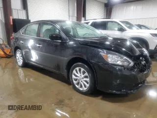 2018 Nissan Sentra S with VIN 3N1AB7AP1JY216971, listed as a Copart auction lot 53024055 with 75,950 mi miles and Salvage Title. Bid and sale history available at DreamBid. Image 4.