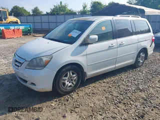 2007 Honda Odyssey EX-L z VIN 5FNRL38617B415770, wystawiony jako IAAI lot #42208632 z przebiegiem 269 375 mil mil oraz . Historia ofert i sprzedaży dostępna na DreamBid. Obrazek 2.
