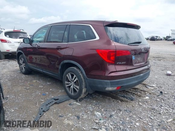 2016 Honda Pilot EX-L with VIN 5FNYF6H55GB082646, listed as a IAAI auction lot 42682375 with 96,314 mi miles and . Bid and sale history available at DreamBid. Image 3.