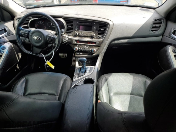 2015 Kia Optima SX Turbo with VIN 5XXGR4A62FG425046, listed as a Copart auction lot 49092995 with 105,526 mi miles and Salvage Title. Bid and sale history available at carsss.com. Image 8.