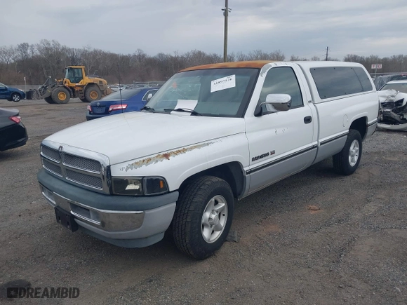 1996 Dodge Ram 1500 with VIN 1B7HC16Y7TS692599, listed as a IAAI auction lot 41897126 with 113,562 mi miles. Bid and sale history available at carsss.com. Image 2.