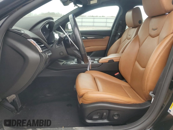 2020 Cadillac CT5 Premium Luxury with VIN 1G6DN5RK5L0151850, listed as a Copart auction lot 43774695 with 44,729 mi miles and Salvage Title. Bid and sale history available at DreamBid. Image 7.