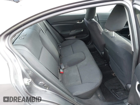 2014 Honda Civic LX with VIN 19XFB2F57EE240843, listed as a IAAI auction lot 42108281 with 255,157 mi miles and . Bid and sale history available at carsss.com. Image 8.