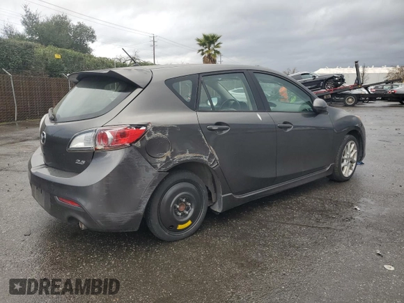 2012 Mazda 3 S Touring with VIN JM1BL1L63C1512890, listed as a Copart auction lot 89194695 with 160,867 mi miles and Salvage Title. Bid and sale history available at DreamBid. Image 3.