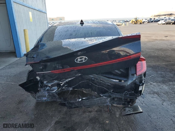 2020 Hyundai Sonata SEL Plus with VIN 5NPEJ4J28LH044894, listed as a Copart auction lot 48592745 with 81,934 mi miles and Salvage Title. Bid and sale history available at carsss.com. Image 6.