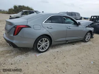 2023 Cadillac CT4 Luxury with VIN 1G6DJ5RKXP0124502, listed as a Copart auction lot 69847944 with 15,092 mi miles and Salvage Title. Bid and sale history available at carsss.com. Image 3.