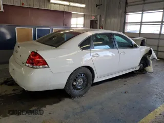 2014 Chevrolet Impala Limited Police Police with VIN 2G1WD5E35E1175444, listed as a Copart auction lot 45202965 with 0 mi miles and Salvage Title. Bid and sale history available at carsss.com. Image 3.