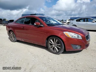 2011 Volvo C70 with VIN YV1672MC2BJ119617, listed as a Copart auction lot 73770074 with 0 mi miles and Salvage Title. Bid and sale history available at carsss.com. Image 4.