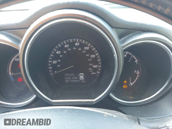 2006 Lexus RX 400h with VIN JTJHW31U360004554, listed as a IAAI auction lot 41986115 with 224,512 mi miles and . Bid and sale history available at DreamBid. Image 7.