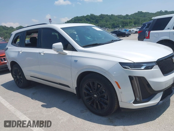 2021 Cadillac XT6 Sport with VIN 1GYKPGRS4MZ222263, listed as a IAAI auction lot 42443907 with 18,353 mi miles and . Bid and sale history available at DreamBid. Image 13.