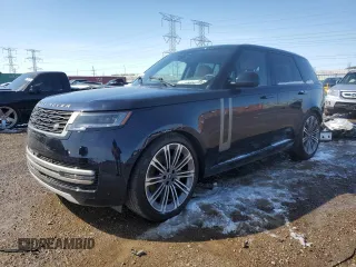 2025 Land Rover Range Rover SE z VIN SALKP9FU2SA283638, wystawiony jako Copart lot #49858485 z przebiegiem 2 999 mil mil oraz Szkoda całkowita • Salvage title. Historia ofert i sprzedaży dostępna na DreamBid. Obrazek 1.