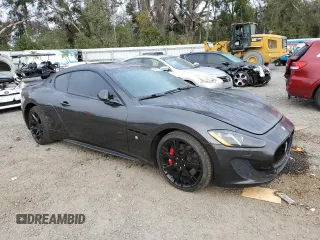 2014 Maserati GranTurismo Sport with VIN ZAM45VLA8E0113136, listed as a Copart auction lot 86207134 with 0 mi miles and Salvage Title. Bid and sale history available at carsss.com. Image 4.