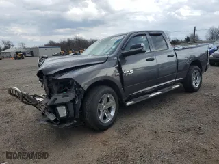 2014 Ram 1500 Express with VIN 1C6RR7FT9ES209585, listed as a Copart auction lot 51304885 with 100,757 mi miles and Salvage Title. Bid and sale history available at carsss.com. Image 1.