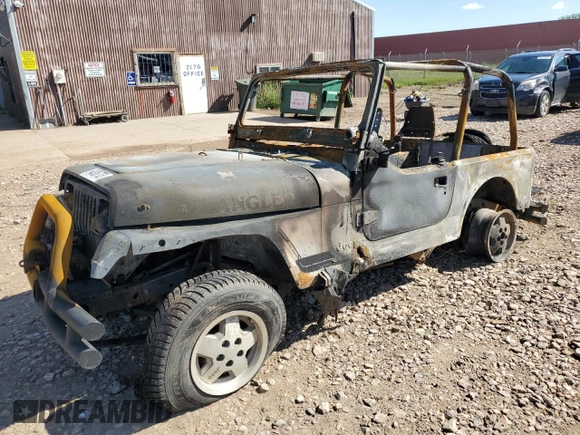 1992 Jeep Wrangler z VIN 2J4FY19P5NJ502467, wystawiony jako Copart lot #77054933 z przebiegiem Nie podano mil oraz Czysty tytuł • Clean title. Historia ofert i sprzedaży dostępna na DreamBid. Obrazek 1.