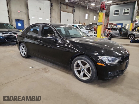 2014 BMW 3 Series 328i xDrive with VIN WBA3B3C5XEJ980450, listed as a Copart auction lot 58554055 with 108,838 mi miles and Clean title. Bid and sale history available at DreamBid. Image 4.