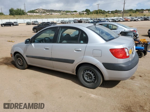 2007 Kia Rio LX with VIN KNADE123276203105, listed as a Copart auction lot 74020064 with 170,276 mi miles and Non Repairable. Bid and sale history available at carsss.com. Image 2.
