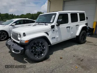 2025 Jeep Wrangler Sahara with VIN 1C4RJXP61SW585162, listed as a Copart auction lot 63157495 with 451 mi miles and Clean title. Bid and sale history available at DreamBid. Image 1.