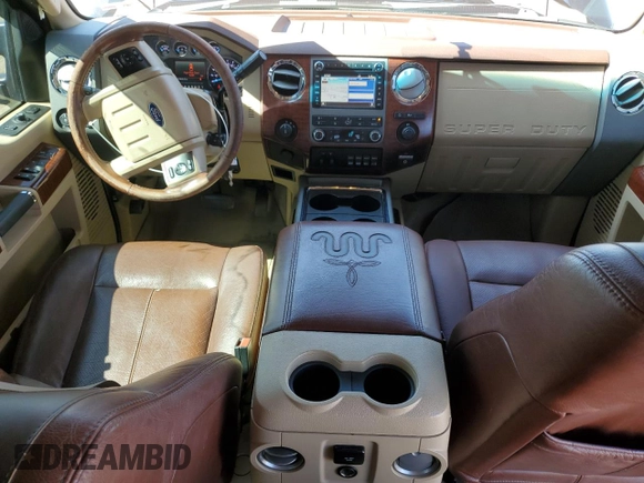 2011 Ford F-250 XL with VIN 1FT7W2BT3BEB29470, listed as a Copart auction lot 55161865 with 173,645 mi miles and Salvage title. Bid and sale history available at DreamBid. Image 8.