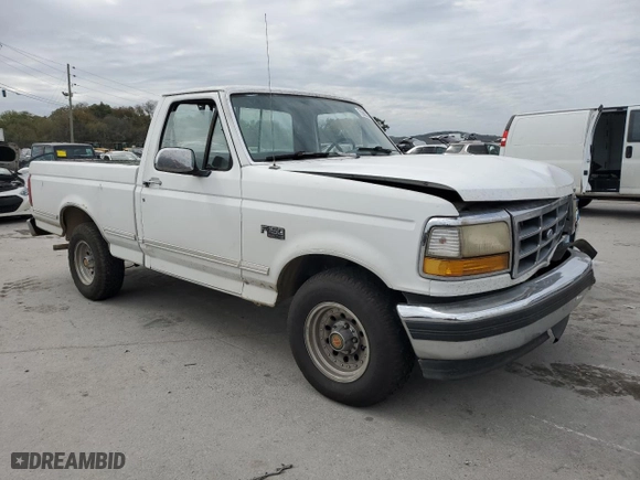 1993 Ford 1/2 Ton Trucks with VIN 1FTDF15N4PNB31942, listed as a Copart auction lot 75986374 with NaN miles and Salvage Title. Bid and sale history available at carsss.com. Image 4.