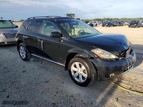 2007 Nissan Murano SL with VIN JN8AZ08TX7W505404, listed as a Copart auction lot 69618504 with 152,292 mi miles and Non Repairable. Bid and sale history available at carsss.com. Image 4.