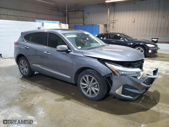 2019 Acura RDX w/Technology Pkg with VIN 5J8TC2H56KL013919, listed as a Copart auction lot 83765194 with 82,811 mi miles and Salvage Title. Bid and sale history available at carsss.com. Image 4.