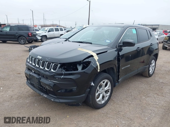 2024 Jeep Compass Sport с VIN 3C4NJDAN9RT105303, выставлен на аукционе IAAI как лот 41554518 с пробегом 10 798 миль миль и . История ставок и продаж доступна на DreamBid. Изображение 17.