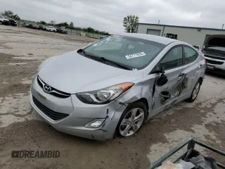 2013 Hyundai Elantra GLS with VIN 5NPDH4AE3DH195631, listed as a Copart auction lot 54717835 with 135,773 mi miles and Salvage title. Bid and sale history available at DreamBid. Image 1.