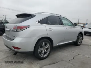 2015 Lexus RX 450h with VIN 2T2ZB1BA6FC001449, listed as a Copart auction lot 55266185 with 84,744 mi miles and Salvage title. Bid and sale history available at DreamBid. Image 3.