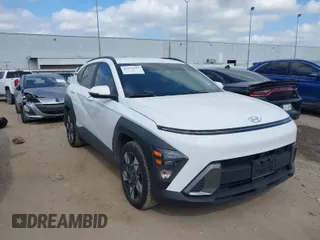 2024 Hyundai Kona SEL with VIN KM8HB3AB2RU083723, listed as a IAAI auction lot 41531375 with 37,790 mi miles. Bid and sale history available at carsss.com. Image 1.