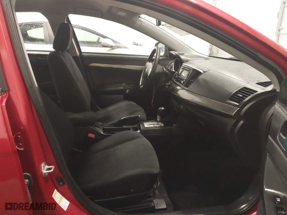 2015 Mitsubishi Lancer ES with VIN JA32U2FU0FU014418, listed as a IAAI auction lot 41489892 with 55,599 mi miles. Bid and sale history available at carsss.com. Image 5.