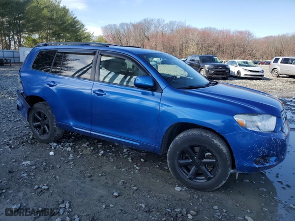 2008 Toyota Highlander with VIN JTEES41A082020825, listed as a Copart auction lot 50257665 with 189,308 mi miles and Salvage Title. Bid and sale history available at carsss.com. Image 4.