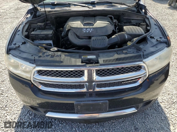 2013 Dodge Durango SXT with VIN 1C4RDHAG4DC687624, listed as a Copart auction lot 62344265 with 157,214 mi miles and Salvage title. Bid and sale history available at DreamBid. Image 12.
