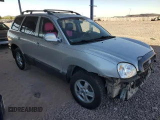 2002 Hyundai Santa Fe GLS with VIN KM8SC13D42U228062, listed as a Copart auction lot 88159455 with 133,554 mi miles and Salvage Title. Bid and sale history available at carsss.com. Image 4.