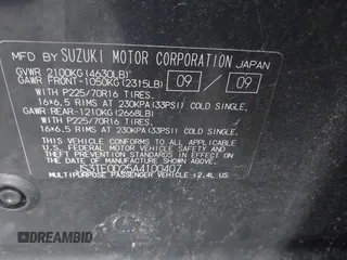 2010 Suzuki Grand Vitara Premium z VIN JS3TE0D25A4100407, wystawiony jako IAAI lot #42249747 z przebiegiem 138 781 mil mil oraz . Historia ofert i sprzedaży dostępna na DreamBid. Obrazek 9.