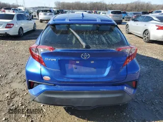 2019 Toyota C-HR XLE with VIN JTNKHMBX7K1060160, listed as a Copart auction lot 88132215 with 0 mi miles and Salvage Title. Bid and sale history available at carsss.com. Image 6.