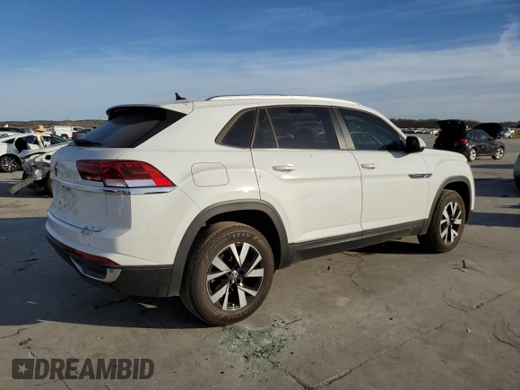 2022 Volkswagen Atlas SE with VIN 1V2DC2CA3NC224618, listed as a Copart auction lot 37555083 with 6,609 mi miles and . Bid and sale history available at DreamBid. Image 3.