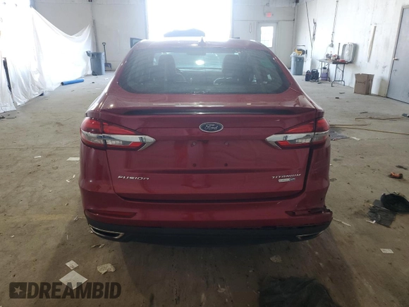 2020 Ford Fusion Titanium with VIN 3FA6P0D98LR107595, listed as a Copart auction lot 62261745 with 102,683 mi miles and Clean title. Bid and sale history available at DreamBid. Image 6.