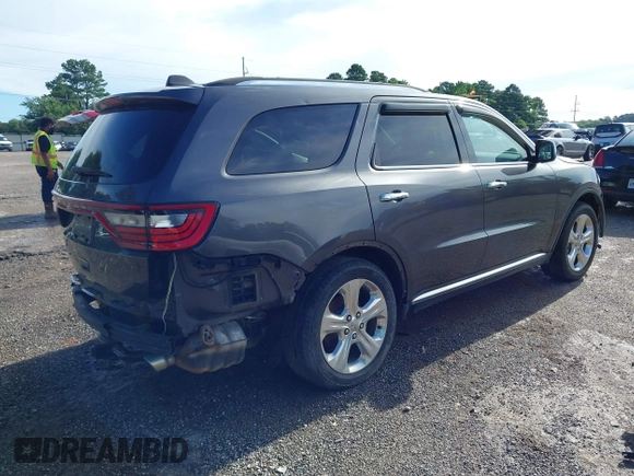 2015 Dodge Durango SXT with VIN 1C4RDHAG0FC771247, listed as a IAAI auction lot 42463389 with 171,668 mi miles and . Bid and sale history available at DreamBid. Image 4.