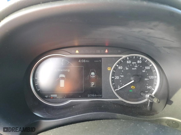 2020 Nissan Kicks SR with VIN 3N1CP5DV8LL528133, listed as a Copart auction lot 87854865 with 90,964 mi miles and Salvage Title. Bid and sale history available at carsss.com. Image 9.