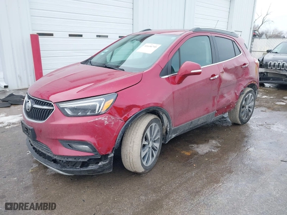2019 Buick Encore Essence with VIN KL4CJGSMXKB894836, listed as a IAAI auction lot 41650795 with 57,496 mi miles. Bid and sale history available at carsss.com. Image 17.