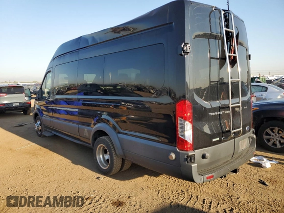 2018 Ford Transit Passenger XL with VIN 1FBVU4XG3JKA28907, listed as a Copart auction lot 69424444 with 61,411 mi miles and Salvage Title. Bid and sale history available at DreamBid. Image 2.
